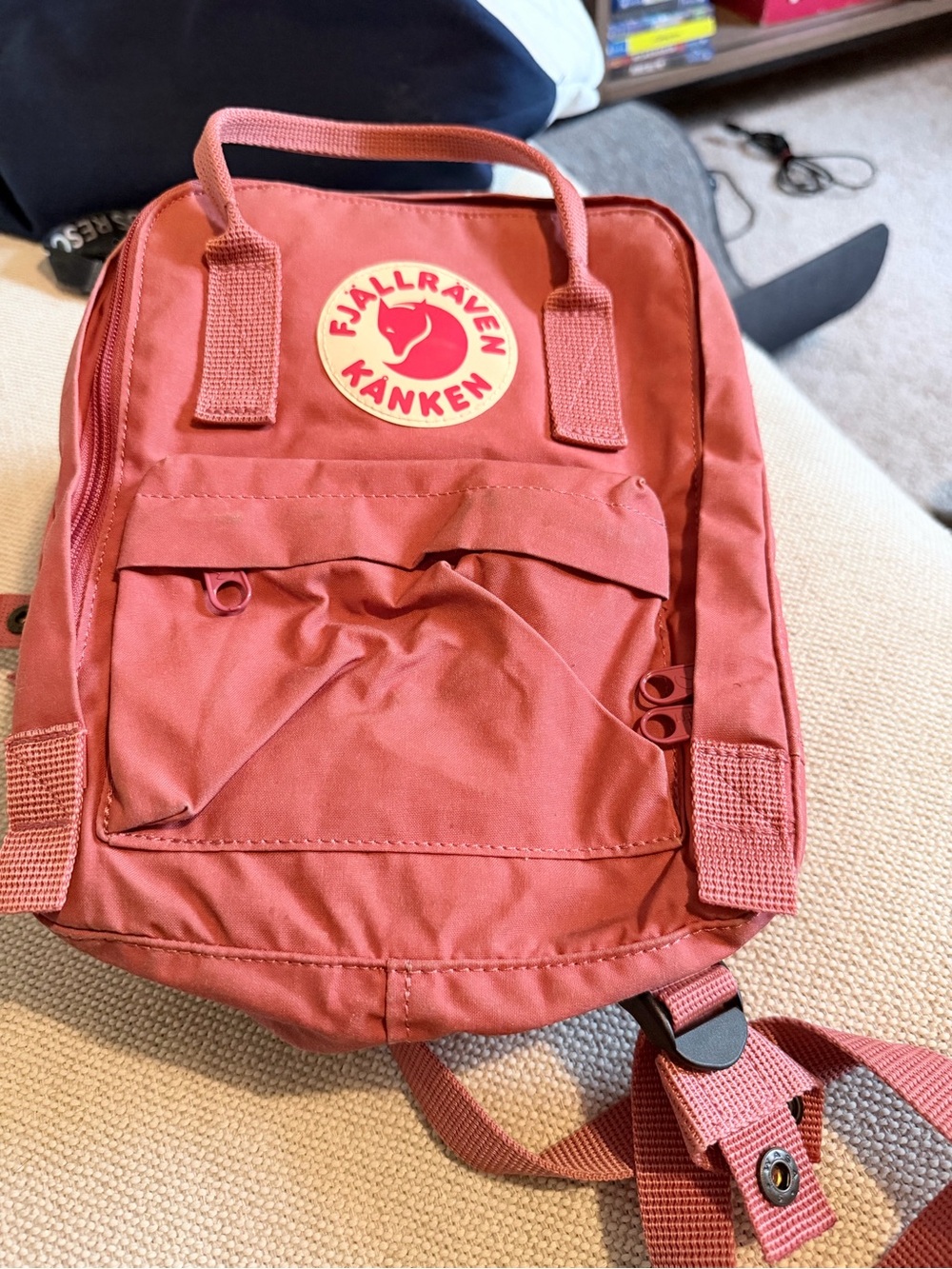 Fjallraven Kanken Mini Backpack - Rust Red